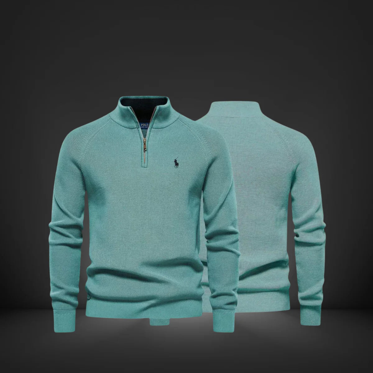 RACEXWARSZAWA™ SWETER Z WYSOKIM KOŁNIERZEM